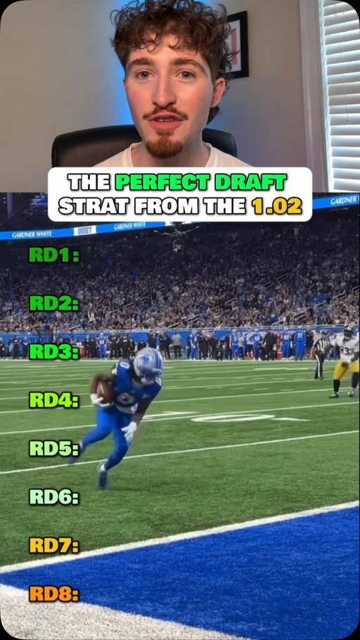 The BEST draft strategy from pick 2 in fantasy football 🏈 #fantasyfootball #fantasyfootballdraft