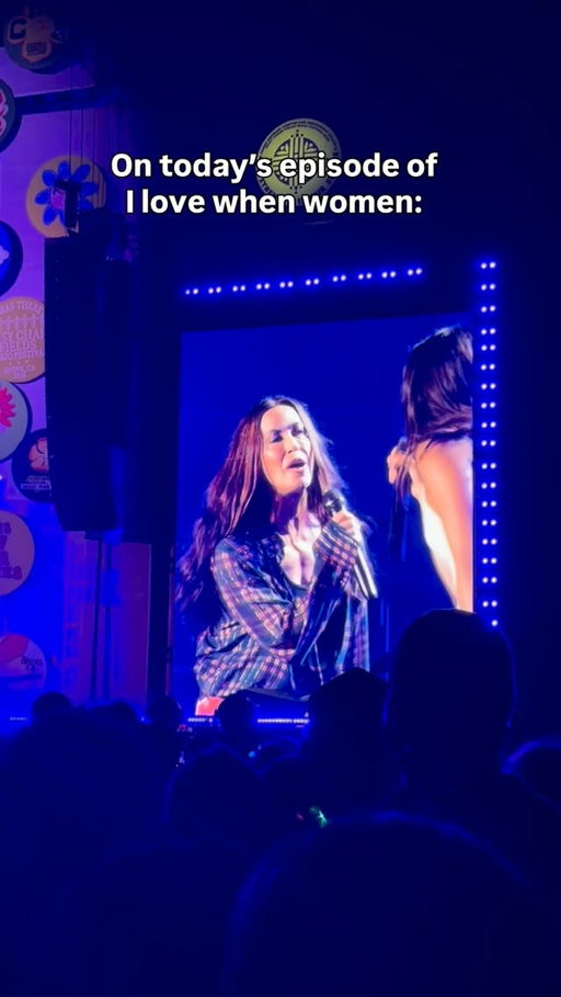 These two women raised me (in different decades) x

Olivia Rodrigo brought out Alanis Morissette as her surprise guest this evening at Daisy Chain Fields festival and our inner child is officially healed 😭