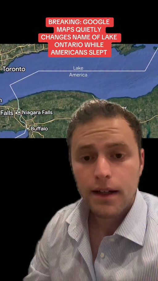 Google Maps quietly changes name of Lake Ontario.