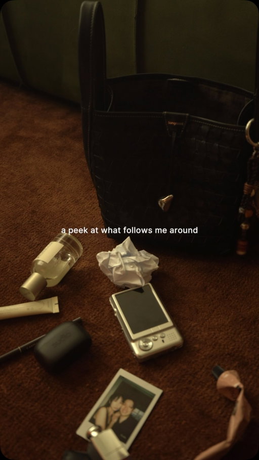 bringing with me my necessities, some paper balls, mental baggage and ...