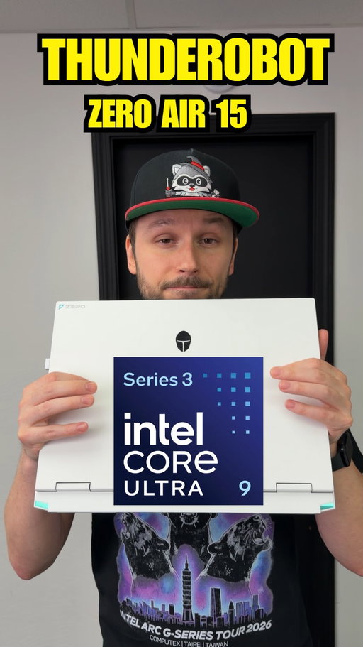 Finally a Gaming Laptop I APPROVE! That Intel® Core™ Ultra 9 386H Series 3 processor puts in work on this beast. Crazy how powerful this thing is! Snag it in my bio linktree!  #IntelCore #IntelCoreUltra #Thunderobot #ZEROAir15 #tech