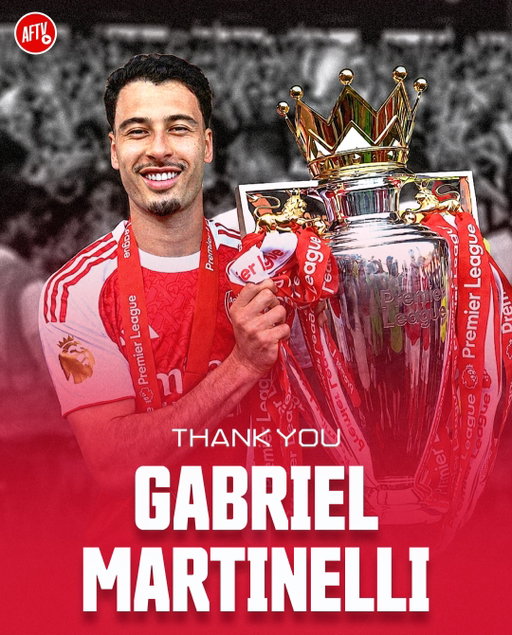 Seven years. Countless memories. One unforgettable journey. ❤️

From a teenage prospect to a Premier League winner, Gabi’s story at Arsenal has been truly special.

Swipe through some of his finest moments in red and white. 🇧🇷📸

𝐓𝐡𝐚𝐧𝐤 𝐲𝐨𝐮, 𝐌𝐚𝐫𝐭𝐢𝐧𝐞𝐥𝐥𝐢. 𝐅𝐨𝐫𝐞𝐯𝐞𝐫 𝐚 𝐆𝐮𝐧𝐧𝐞𝐫. 🔴⚪
