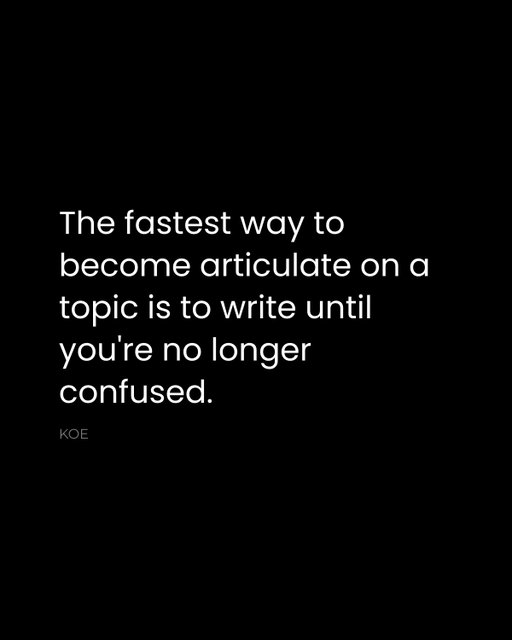 4 ideas on writing, thinking, and the future
