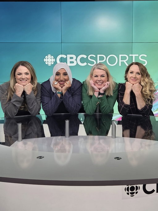 When you get to work with your friends 💫 Northern Super League is back on @cbc.sports! Every weekend now through the playoffs. Let’s gooooo!