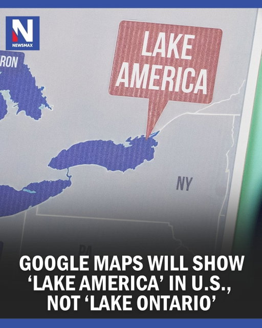 Google Maps has changed the name of "Lake Ontario" to "Lake America" for ‌U.S. users to reflect President Donald Trump's executive order renaming the lake, according to a Google statement. ⁣
⁣
For more info on this story, please visit the link in our bio or Newsmax.com.