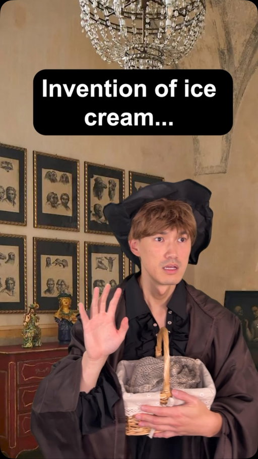 Invention of ice cream #comedy