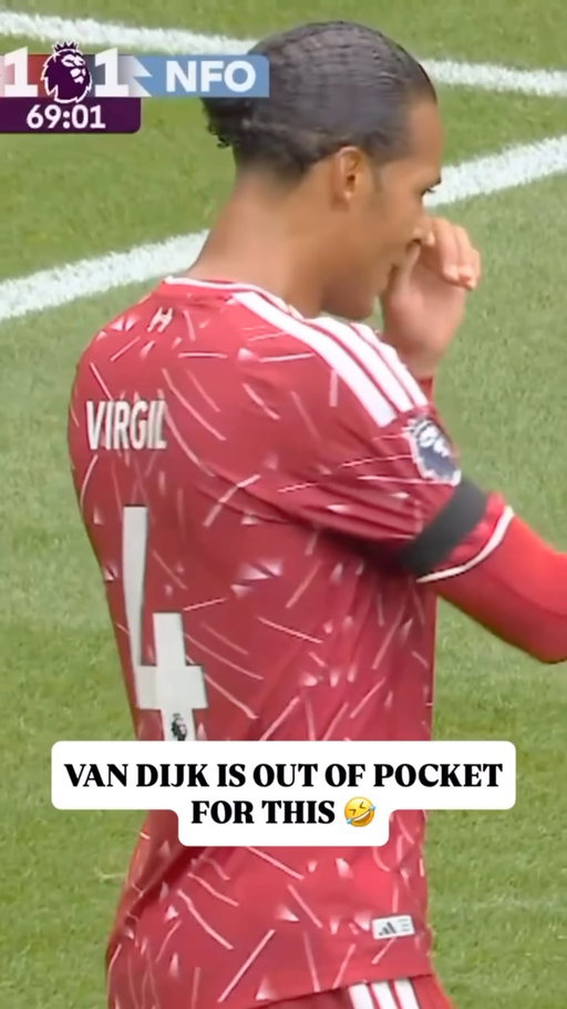 BIG VIRG WITH THE OLDEST TRICK IN THE BOOK 😂

Virgil Van Dijk appeared to wipe some nasal discharge on the back of James McAtee’s shirt during Liverpool’s 2-2 draw with Nottingham Forest 🤭