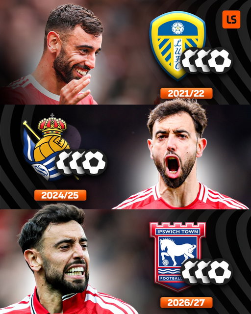 Bruno Fernandes scores his 𝙩𝙝𝙞𝙧𝙙 Man United hat-trick 🎩🔥

The PL Player of the Season just keeps getting better 😮‍💨
