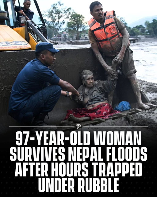 A remarkable story of survival has emerged from the devastating floods in Nepal.

97-year-old Guna Maya Bohara was discovered alive beneath the rubble of her care home. Police and Nepal Army rescuers spent around four hours clearing debris before finally bringing her to safety.

Her great-nephew later described her as looking like “a warrior” returning from battle. Bohara was taken to hospital and is recovering.

#viral #pubity #nepal