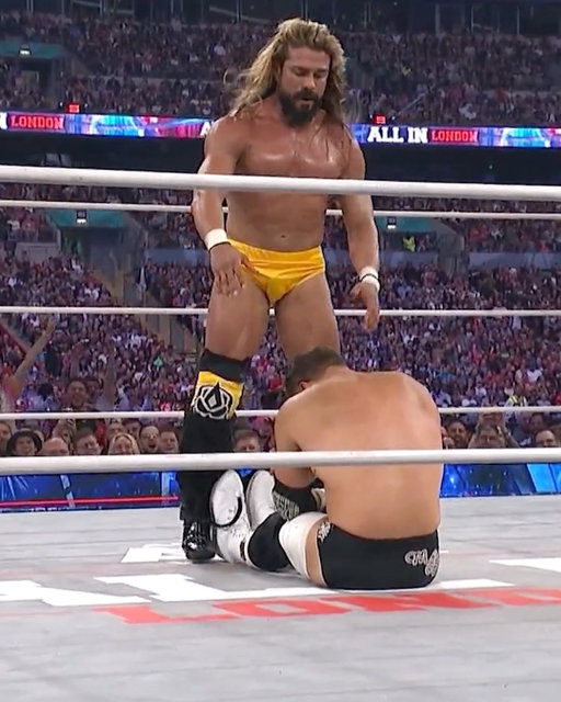 The disrespect 😭💀 @Andradealmas

#AEWAllIn London is LIVE NOW on HBO Max PPV!