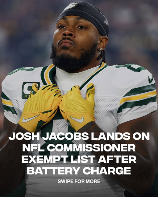 That Packers trade makes more sense now… 

Josh Jacobs will be unable to participate in practice or meetings at the facility while the NFL conducts it’s investigation.

(📸: Getty)