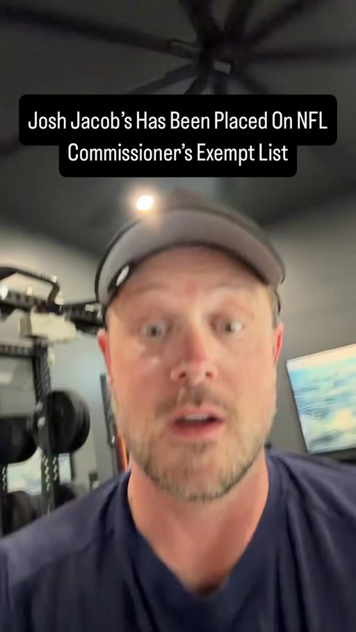 Josh Jacob’s has been placed in the NFL Commissioner’s Exempt list… this is how we are reacting for fantasy. 

The UDK has been UPDATED. So head to the website to view our updated rankings.