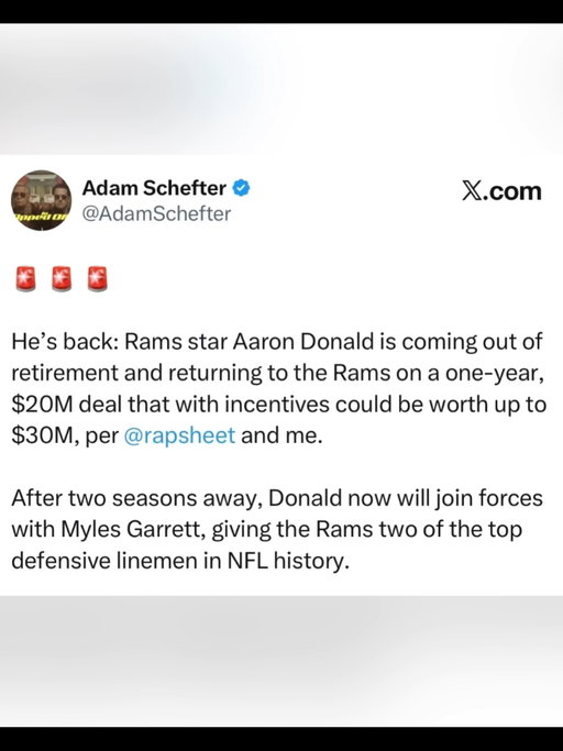 YEAH HE FOUND THAT FIRE

BREAKING: Myles Garrett and Aaron Donald are officially on the same DLINE