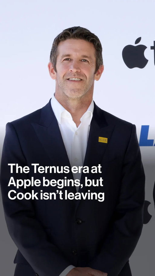 Apple is getting a new CEO. John Ternus officially takes over from Tim Cook on September 1, and he has a lot on his plate to tackle. Bloomberg's Mark Gurman explains what Ternus faces in this next chapter of the tech company.

Tap the link in the bio to read more.