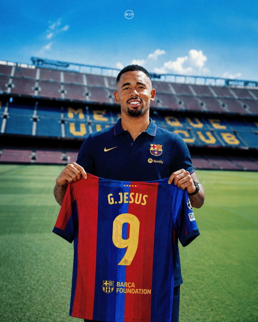 🚨 Barcelona and Arsenal have now exchanged documents for Gabriel Jesus. Barcelona will pay a €10m fixed fee plus €4m in add-ons and Arsenal will retain a 20% sell-on clause. 🔵🔴🇧🇷 @fabriziorom 

The Brazilian will land in Barcelona on Monday for medical and contract signing. He will sign a two year deal with an option for third. ✍️