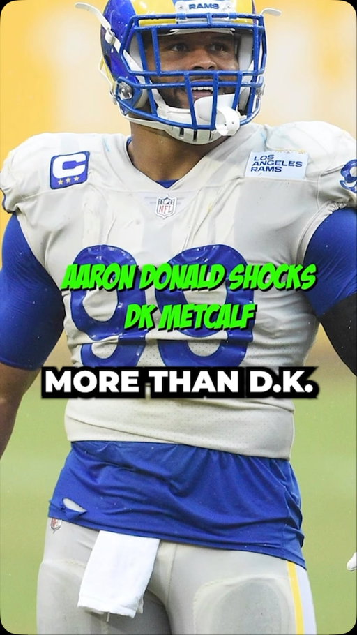 Aaron Donald can bench more than DK Metcalf