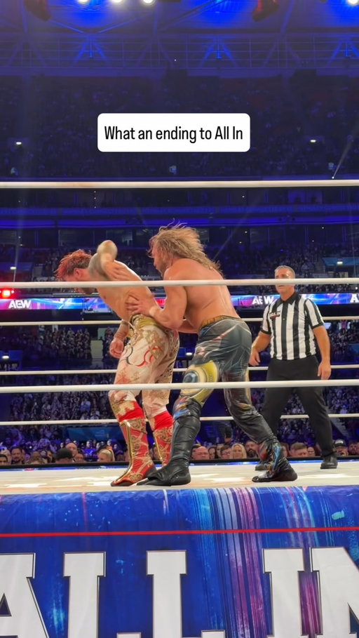 Will Ospreay wins the AEW world championship at All In #AEW