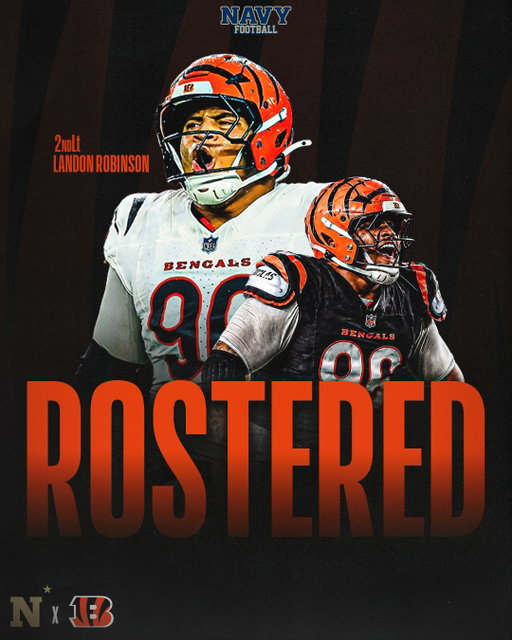 53-man roster. 🫡

Congrats, Landon! Well deserved.

#GoNavy | #RollGoats