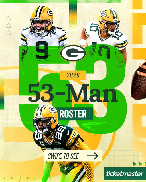Here’s our initial 53-man roster

@ticketmaster