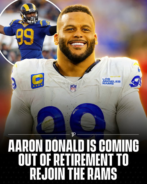 Aaron Donald is reportedly coming out of retirement to return to the Los Angeles Rams 👀🏈

The three-time Defensive Player of the Year is reportedly set to sign a one-year, $20 million deal, with incentives that could push the contract to $30 million.

Donald last played in the NFL during the 2023 season before announcing his retirement in 2024.

📸: GETTY

#Pubity #Viral #Sports