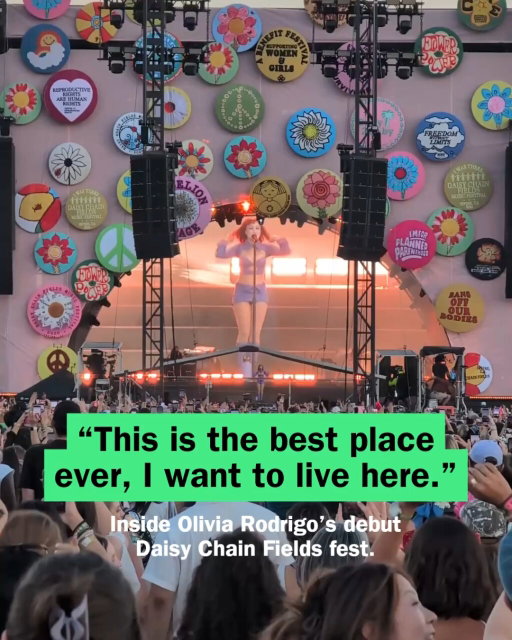 Olivia Rodrigo’s debut Daisy Chain Fields festival set out with a very clear mission: to bring together women in music to show how joy, community and creativity can enact change.

With a fantastic, era-spanning day of female-fronted acts (including Chappell Roan, Doechii and Garbage) and $20 million raised for nonprofits, the Irvine event absolutely crushed its goals in ways that other first-time fests could only dream about.

“This is the best place ever, I want to live here,” we heard one attendee say.

Check the link in our bio for our full account of the day (including, yes, traffic woes and hot and humid weather).