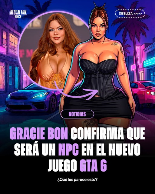 El mundo de internet volvió a explotar después de que Gracie Bon compartiera un body scan que, según todo apunta, estaría relacionado con su posible aparición en Grand Theft Auto VI.

La creadora panameña ya había levantado sospechas entre los fans y ahora este escaneo corporal aviva aún más los rumores. 

¿La veremos recorriendo las calles de Vice City⁉️🌴💰