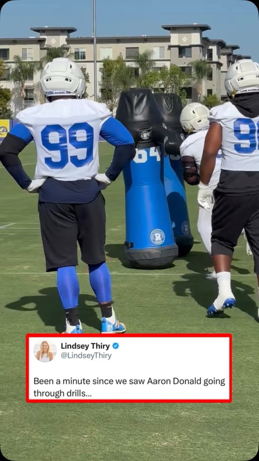 Y’all.. Aaron Donald hasn’t lost a step 😮‍💨

(h/t LindseyThiry/X)