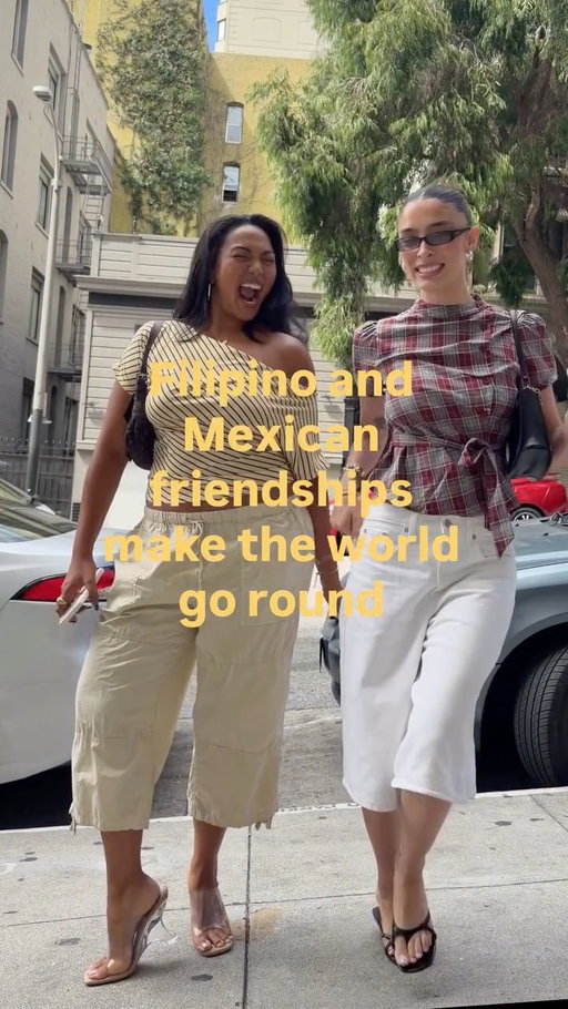 we’re basically related #mexicanandfilipino #besties