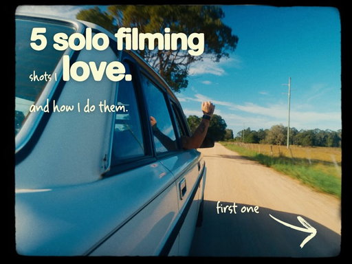 Some of my go to shots to instantly spice up my solo filming. Comment “solo” and I’ll send you the free workbook.