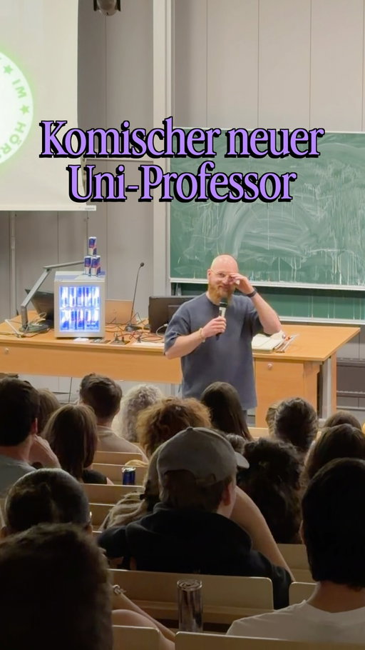 Bin der neue Prof an deiner Uni. Vorlesungsanfragen bitte via DM. Ich spreche viel übers Leben. Bin sehr weise.

#unilife #professor #studenten #vorlesung #comedy