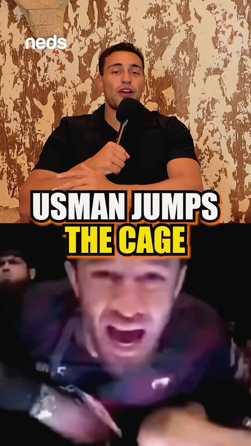 Did Usman Nurmagomedov jump the cage to fight Song Yadong? 👀 #ufc #mma