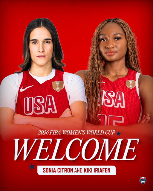Sonia Citron & Kiki Iriafen have been added to the 🇺🇸 #USABWNT roster for the 2026 FIBA Women’s World Cup!