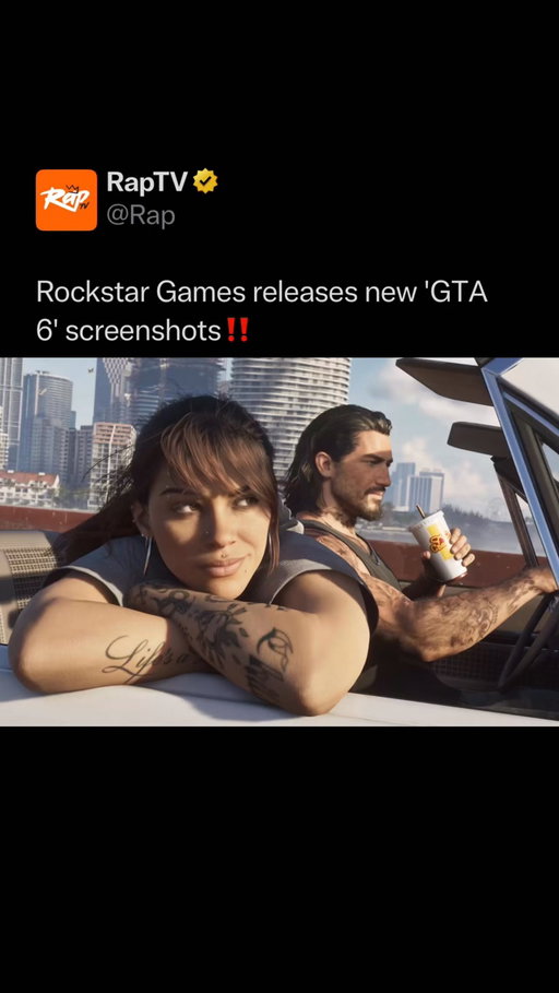 New Grand Theft Auto screenshots released by Rockstar Games‼️🔥

Y’all hyped for GTA 6 to drop⁉️