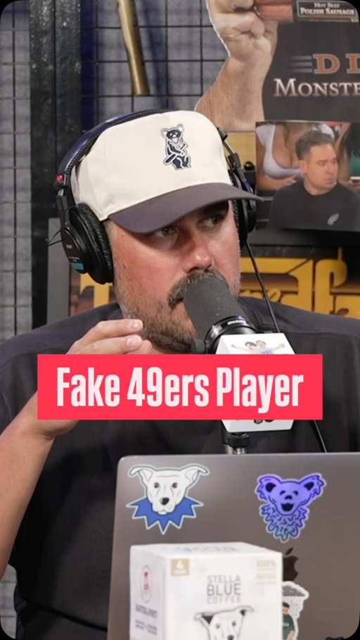 Fake 49ers player was so far into the bit that he did a fake Thanksgiving turkey giveaway. Incredible