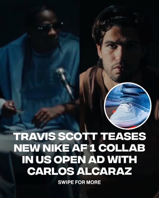 Travis Scott teases his upcoming Nike Air Force 1 in a new ad with Carlos Alcaraz 👀

After Travis was spotted wearing the pair at Nike’s Toma El Juego, it looks like an official release could be coming soon.

🎥: @nike / 📸: @wire_atl