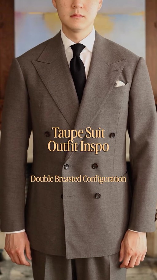 Taupe is the suit colour I keep coming back to.

It sits in a space that grey and navy cannot quite occupy. Warmer than grey, softer than camel, and more versatile than either. Most men default to navy or charcoal when building out their wardrobe and while both have their place, taupe offers something neither of them can. It is a colour that works with almost everything above and below it without ever feeling like it is trying too hard.

White and black is the combination I keep reaching for with this suit. A white shirt against taupe is cleaner and sharper than a cream, it lets the warmth of the cloth do all the work without adding more warmth on top. The black grenadine tie then anchors the whole look and gives it a formality that you would not expect from a taupe suit. That contrast between the softness of the colour and the sharpness of the black is what makes this combination so interesting.

Taupe also has a unique relationship with accessories and shoes. Brown, tan, black and even burgundy all sit naturally against it. It is one of the few suit colours where you genuinely have that much flexibility at the shoe level without the combination ever looking off.

This suit is made by @spiermackay in VBC 4-Ply. It holds its shape, drapes beautifully and wears cooler than you would expect.

If you have been sleeping on taupe, this is your sign to move it up the list.

Suit: Taupe 4-Ply VBC by @spiermackay
Shirt: White by @propercloth (use code ZaneL10)
Tie: Black Grenadine by @shibumifirenze