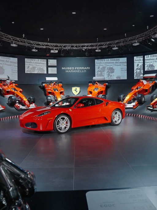 This one deserves a closer look 👀 A 2004 #FerrariF430 has just arrived in the Sala delle Vittorie at #MuseoFerrari in #Maranello. And yes, that’s Michael Schumacher’s autograph 🏆

A piece of Ferrari history you won’t want to miss, on display for a limited time.

#MuseiFerrari #Ferrari