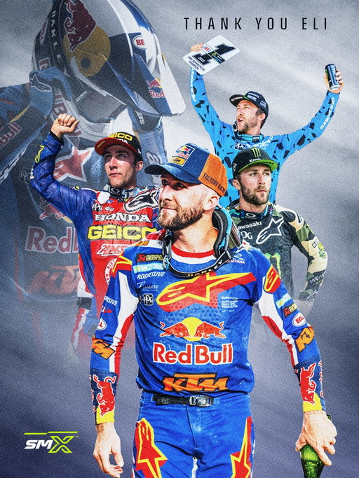 A legendary career 🦾 

Thank you Eli ❤️ 

#SMX #ProMotocross #SupercrossLIVE