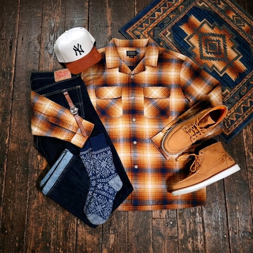 Monday Outfit 

Headwear: @47 
Shirt:  @pendletonwm 
Bottom: @levis
Kicks: @timberland
Socks: @roots 
Timepiece: @timex

#outfit #outfitgrid #outfitinspiration #outfitoftheday #outfitideas