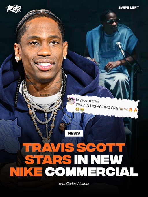 #TravisScott just starred in #Nike’s new commercial with Carlos Alcaraz‼️🔥

They united for the new Cactus Jack x Carlos Alcaraz Performance Collection. 

Y’all rockin’ with this collab⁉️