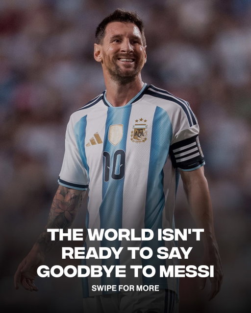 the goat just announce his retirement 💔

Lionel Messi announced his retirement from international football with Argentina, ending a legendary 21-year run. The 39-year-old leaves after winning the 2022 World Cup and two Copa América titles with his country.

[📸: GETTY, @posterpeedia ]