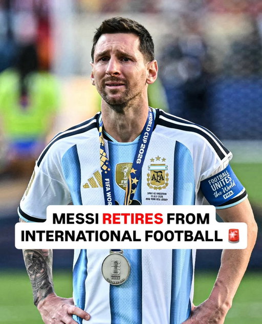 Messi announces retirement from Argentina national team 🚨 (per @fabriziorom)

The end of an era 💔