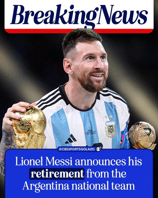 The end of an incredible era as Lionel Messi retires from the Argentina national team 🥹