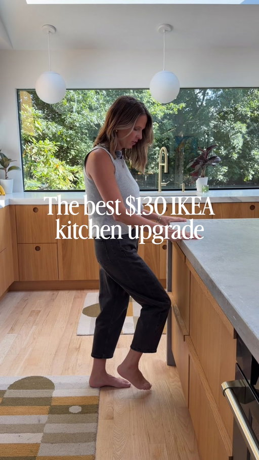 The best $130 upgrade you can put in your current or future IKEA kitchen. 

Make sure to save this for your new remodel and follow along as we walk you through everything we have and love in our IKEA kitchen.