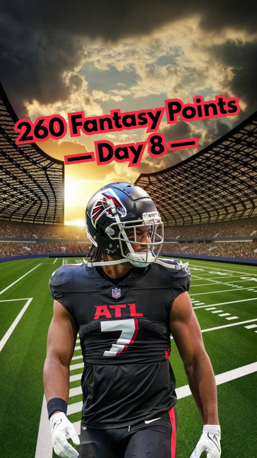 Trying to score 260 fantasy football points based on the 2025 NFL Season: Day 8 #acshear #nflfilter #260fantasypoints #walterpicks #fantasyfootball
