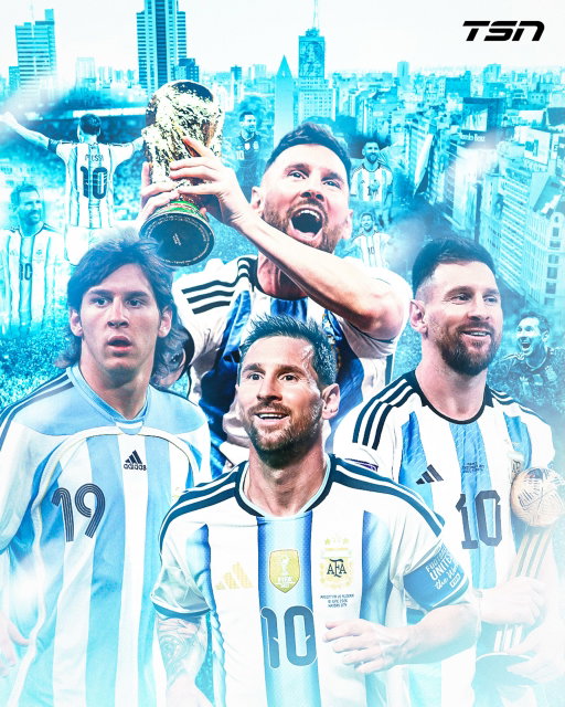 The little boy from Rosario, the pinnacle of football 🙌🇦🇷

FIFA World Cup (2022)
2x World Cup Golden Ball (2014, 2022)
2nd All-time FIFA World Cup Goal Scorer (21)
2x Copa América (2021, 2024)
2x MVP Copa América (2015, 2021)
Olympic Games Gold Medal (2008)
Finalissima (2022)
U-20 World Cup (2005)
6x FIFA World Cup participant
6x Copa América participant

All-time top scorer of national teams in South America
Argentina’s most capped player
Argentina’s all-time leading goalscorer

207 Appearances
125 Goals
68 Assists