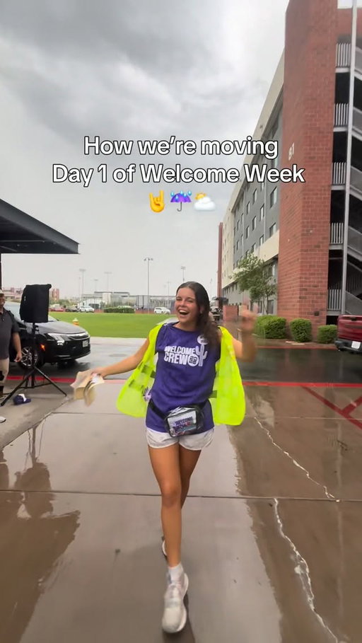 Rain or shine, we’re here to grind ☔️🌦️ #gcuww26 #welcomeweek2026