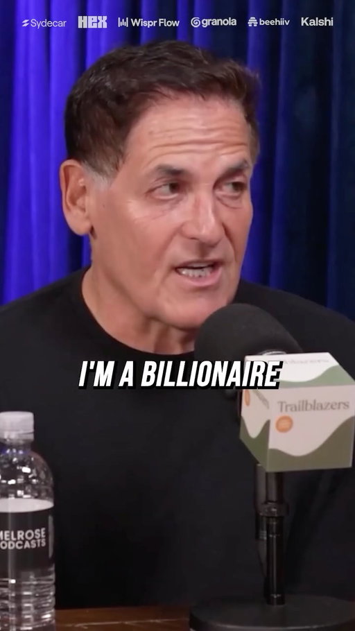 How Mark Cuban Made His First Billion

Comment WATCH to get links to the full @thetrailblazerspod convo!