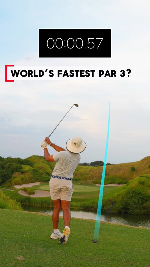 Worlds Fastest Par 3😳
“Non hole in one attempt #2”🤣
⛳️ @streamsongresort 
#golf #golfer #golfswing