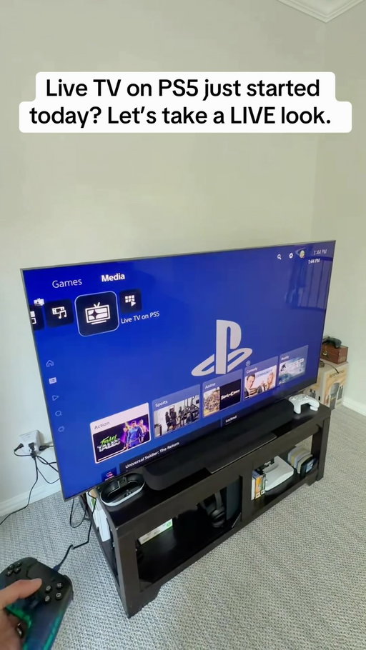 Live TV just dropped for your PS5 a few minutes ago, let’s take a look! #PS5LiveTV #kahlatech #kahlagaming #fypシ